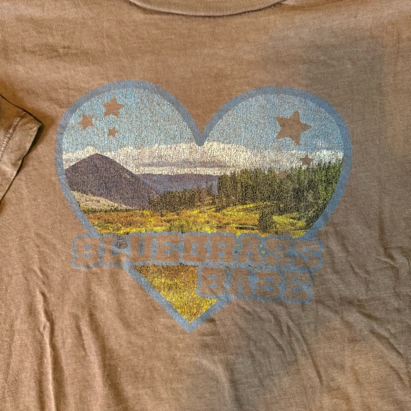 Aerie Distressed Oversized Tee - Picture 2 of 3